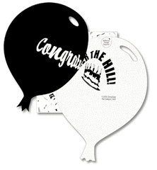 Black & White Balloons
