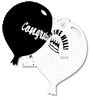 Black & White Balloons