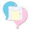 Pink & Blue Balloons